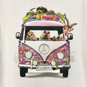 Up white groundhog t-shirt